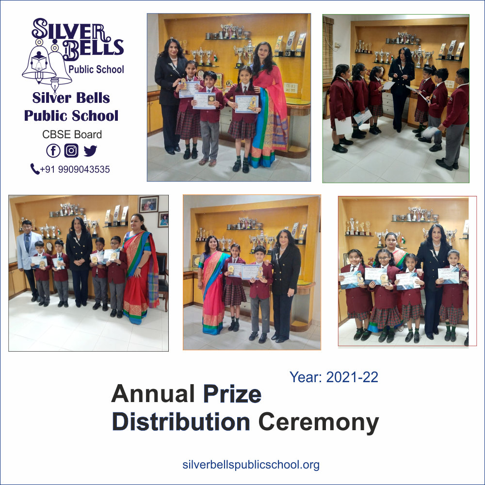 Annual Prize Distribution Ceremony silver bells public school cbse board kalvibid bhavnagar gujarat