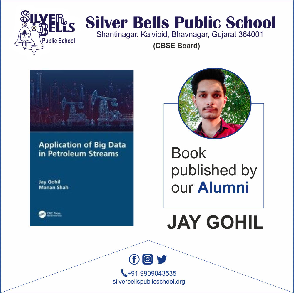 Book published by Alumni silver bells public school cbse board kalvibid bhavnagar gujarat