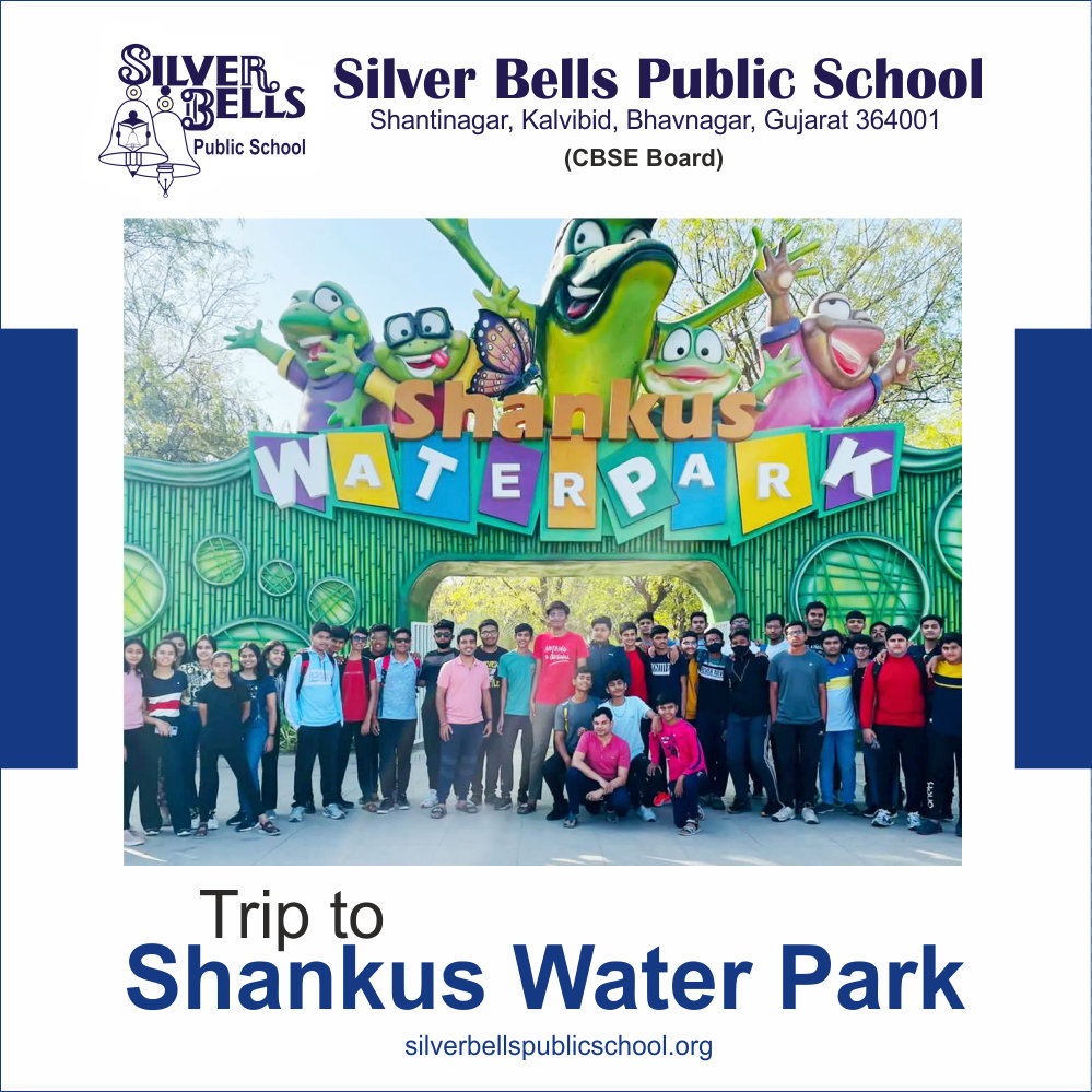 Trip to Shankus Water Park silver bells public school cbse board kalvibid bhavnagar gujarat