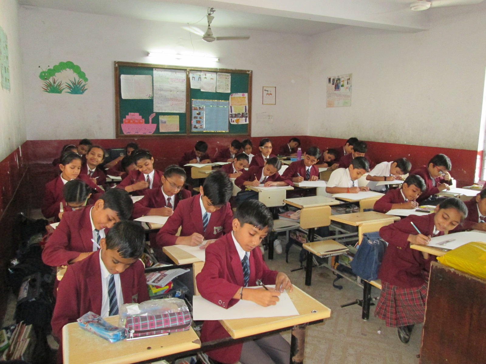 Drawing competition Std V silver bells public school cbse board kalvibid bhavnagar gujarat