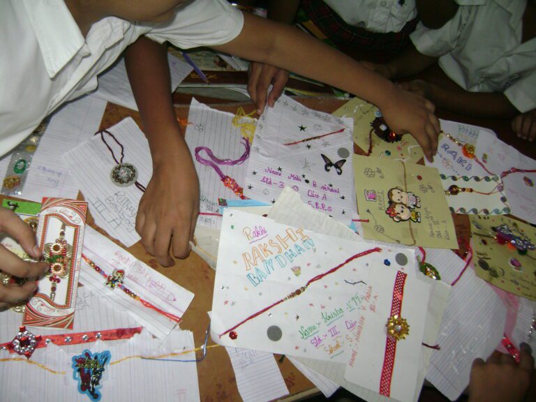 Celebrating Creativity: Rakhi Making Competition Mehndi competition at  Central Public School Samastipur