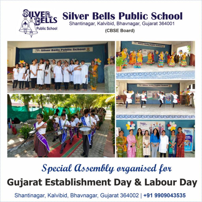 Special Assembly organised for Gujarat Establishment Day and Labour Day